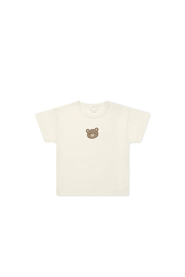 Jamie Kay Pima Cotton Hunter Tee - Cloud Bear