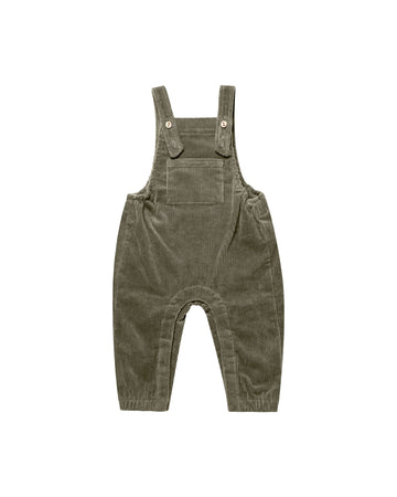 Quincy Mae Corduroy Baby Overalls | Forest