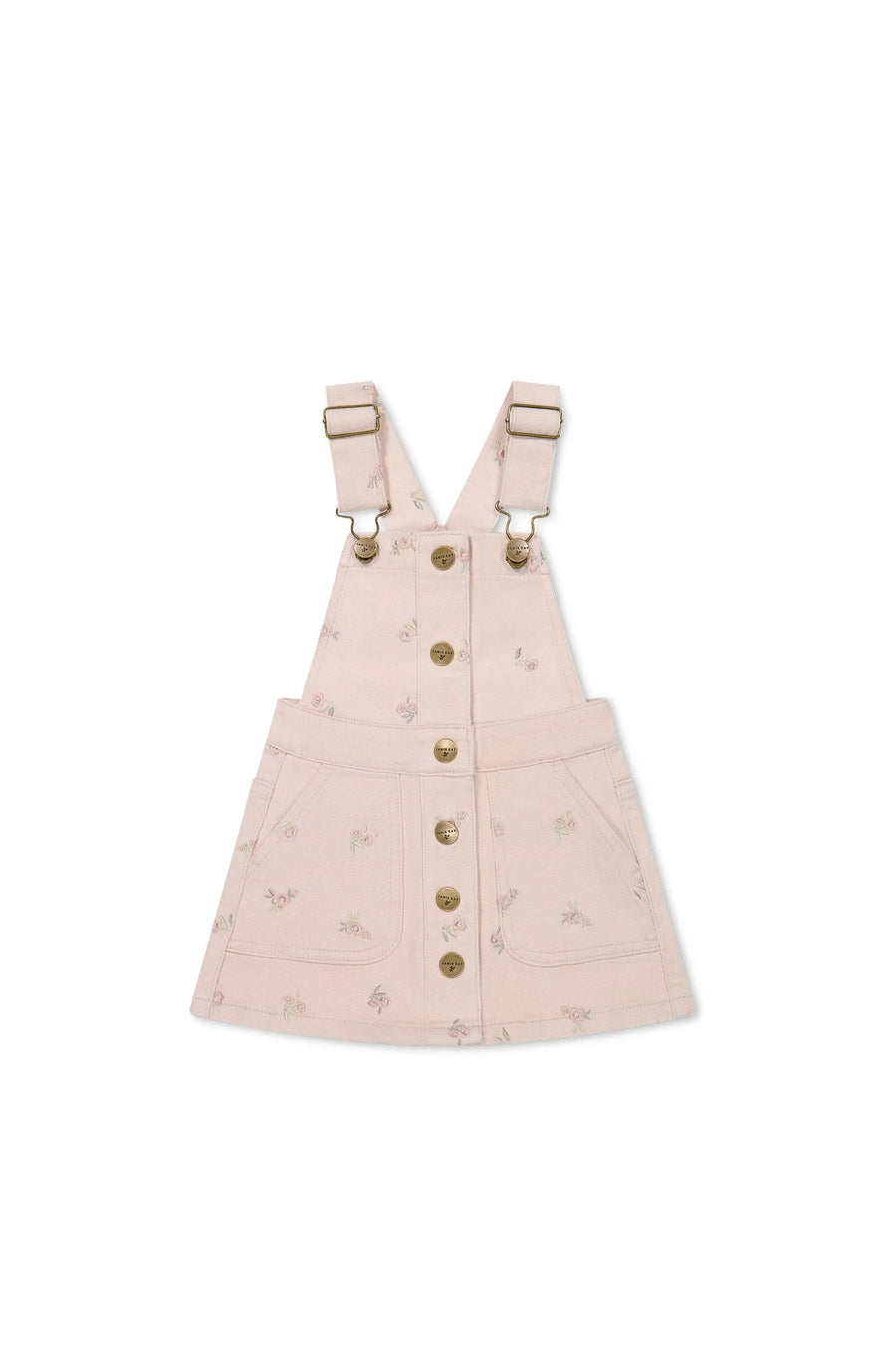Jamie Kay Vintage Overall Dress - Goldie Embroidery