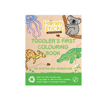 Honeysticks Toddler First Colouring Book - An Aussie Adventure