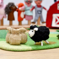 Tara Treasures Felt Baa Baa Black Sheep Toy