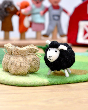 Tara Treasures Felt Baa Baa Black Sheep Toy