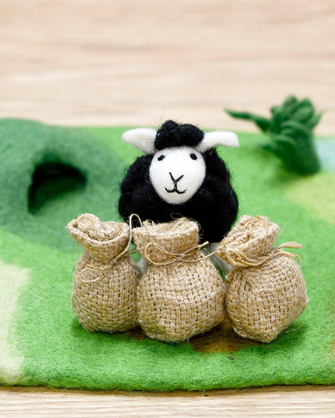 Tara Treasures Felt Baa Baa Black Sheep Toy