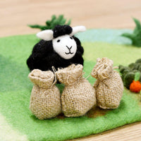 Tara Treasures Felt Baa Baa Black Sheep Toy