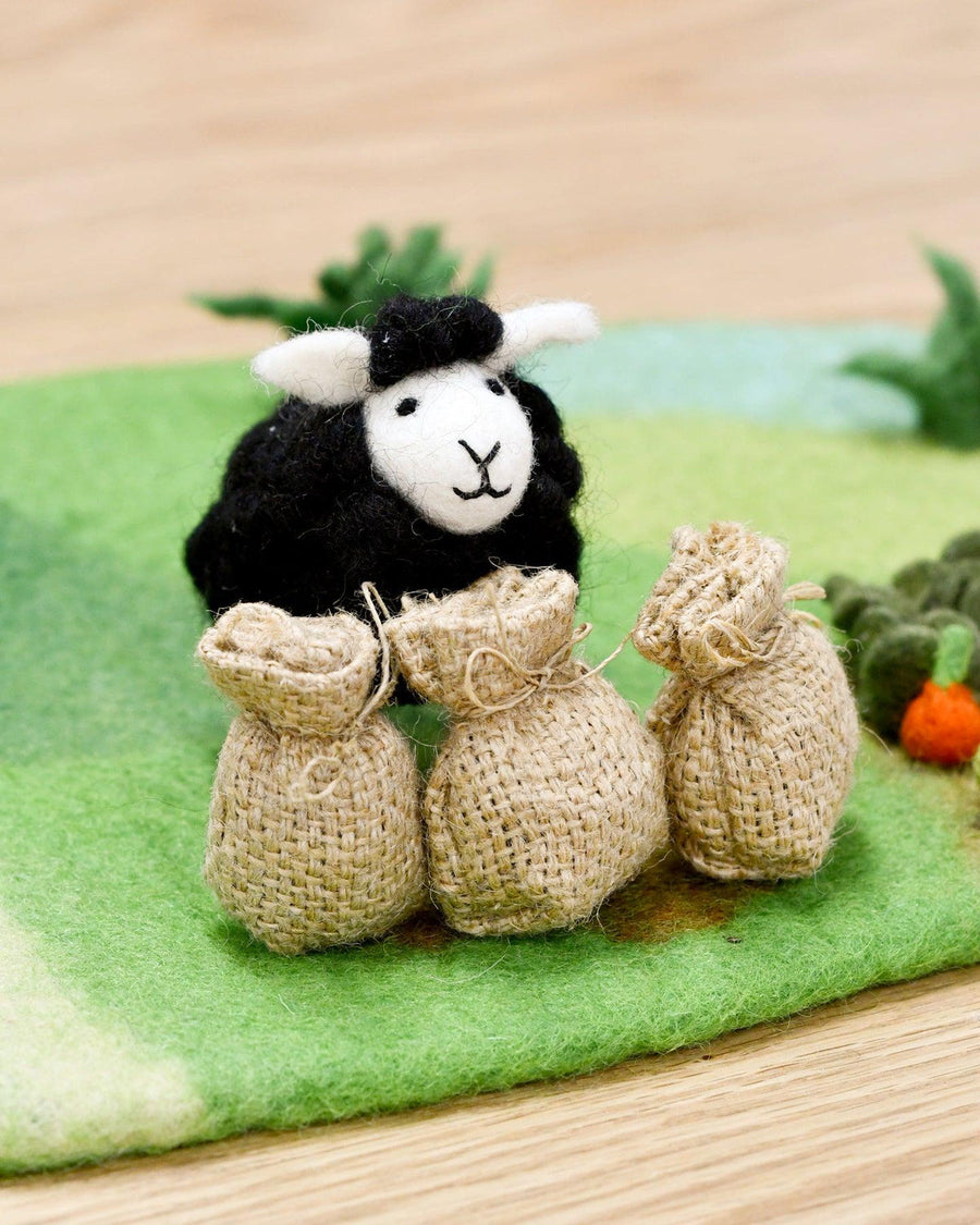 Tara Treasures Felt Baa Baa Black Sheep Toy