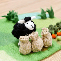 Tara Treasures Felt Baa Baa Black Sheep Toy