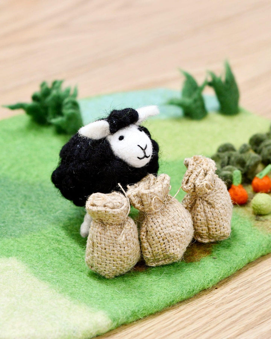 Tara Treasures Felt Baa Baa Black Sheep Toy