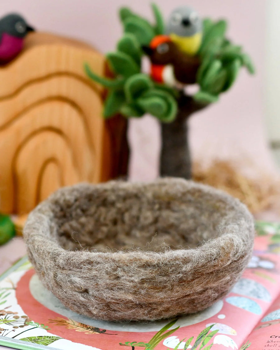 Tara Treasures Felt Birds Nest (Nest Only)