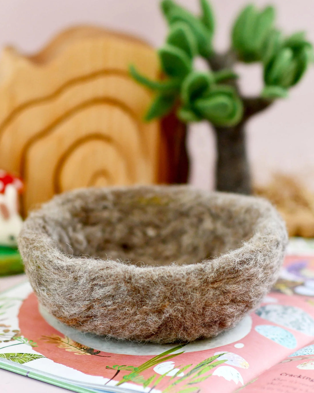 Tara Treasures Felt Birds Nest (Nest Only)