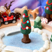 Tara Treasures Felt Christmas Tree With Colourful Dots