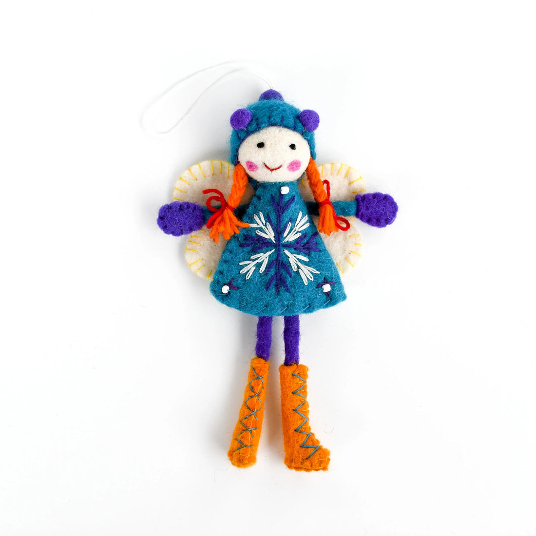 Tara Treasures Felt Fairy - Blue Dress