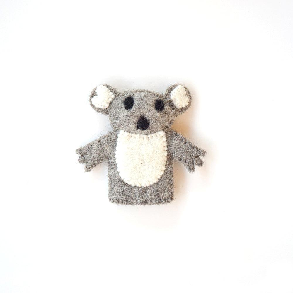 Tara Treasures Felt Koala Finger Puppet