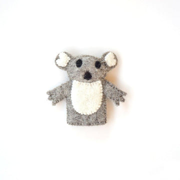 Tara Treasures Felt Koala Finger Puppet