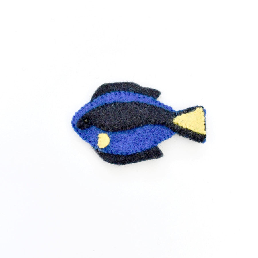 Tara Treasures Felt Blue Tang Finger Puppet