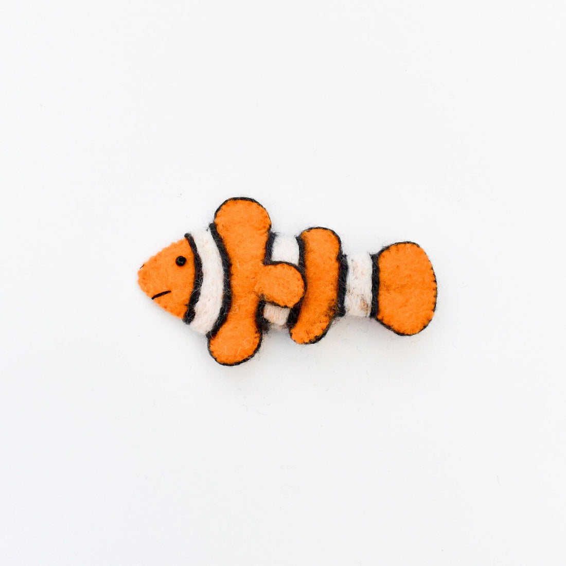 Tara Treasures Felt Clownfish Finger Puppet