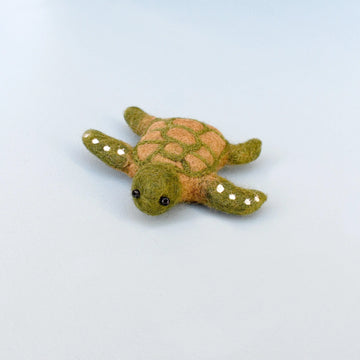 Tara Treasures Felt Green Sea Turtle