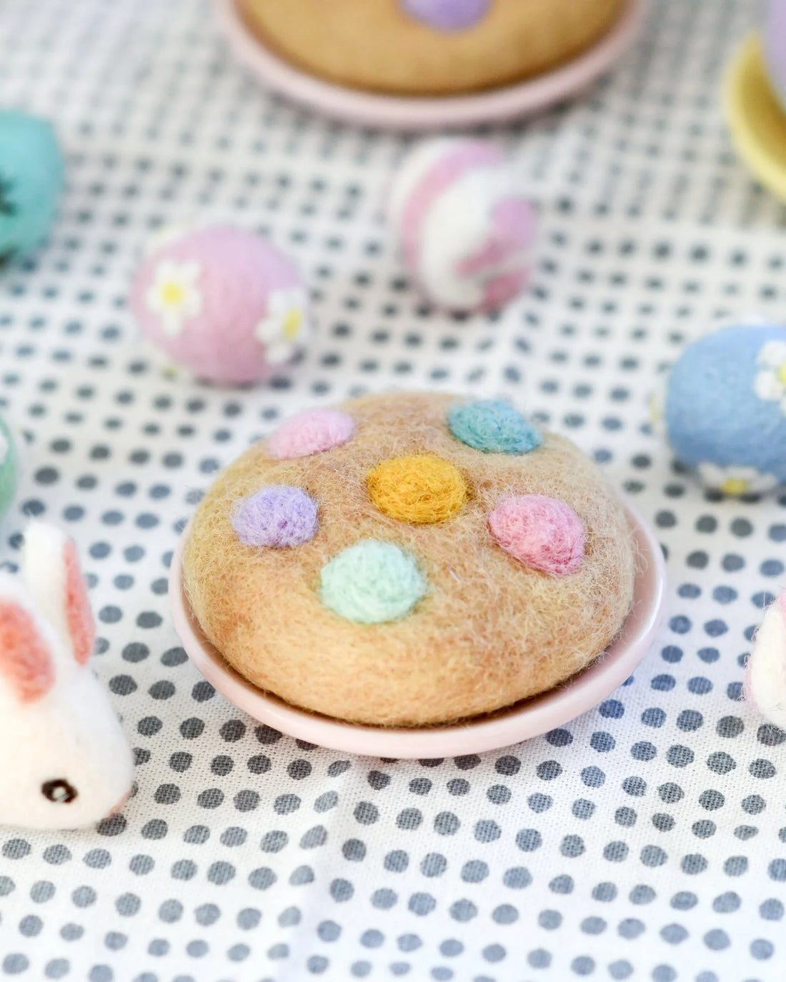 Tara Treasures Felt Soft M&M Pastel Cookie