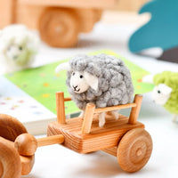 Tara Treasures Felt Grey Sheep Toy