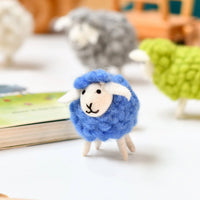 Tara Treasures Felt Blue Sheep Toy