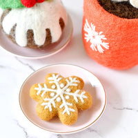 Tara Treasures Felt Snowflake Cookie