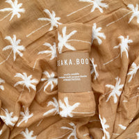 Arlo Palm Toffee Bamboo/Cotton Wrap