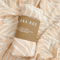 Peach Fleur Bamboo/Cotton Wrap