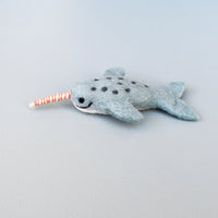 Tara Treasures Felt Small Narwhal Toy