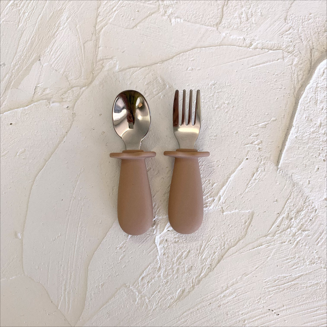 Rommer Toddler Cutlery Set | Nude