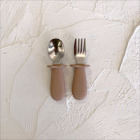 Rommer Toddler Cutlery Set | Nude