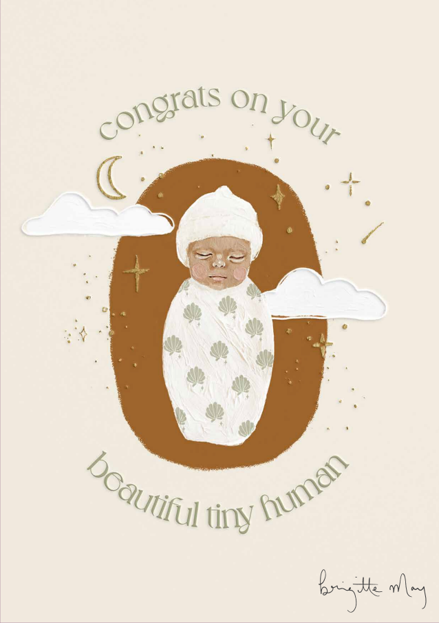 nurture thy seed baby arrival card