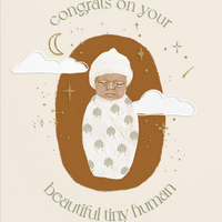 nurture thy seed baby arrival card