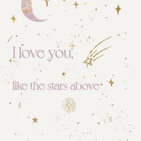 i love you like the stars above