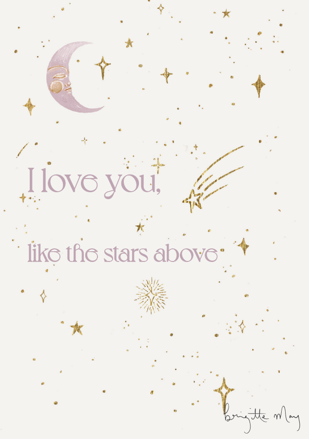 i love you like the stars above