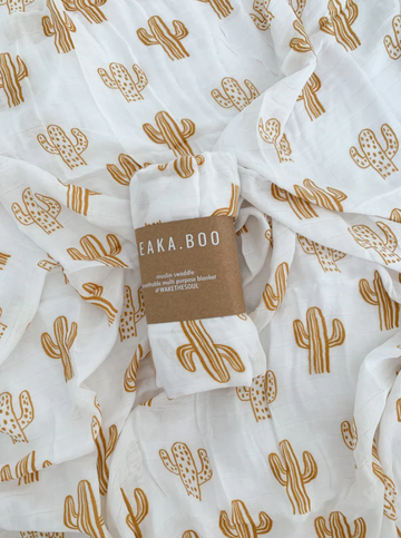 Sandalwood Desert Cactus Bamboo/Cotton Wrap