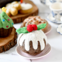 Tara Treasures Felt Christmas Pudding (Round)