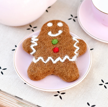 Tara Treasures Felt Gingerbread Man Cookie
