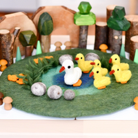 Tara Treasures Duck Pond with 6 Ducks Play Mat Playscape