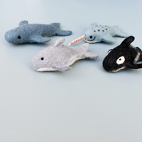 Tara Treasures Felt Dolphin Toy