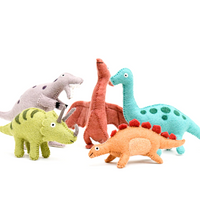 Tara Treasures Felt Triceratops Dinosaur Toy