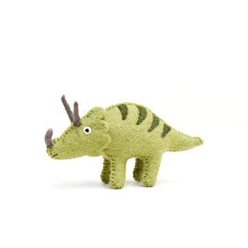 Tara Treasures Felt Triceratops Dinosaur Toy