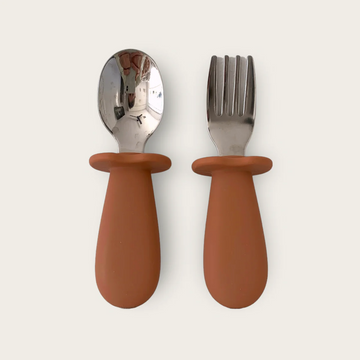 Rommer Toddler Cutlery Set | Cinnamon