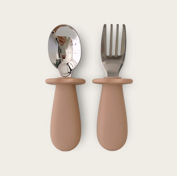 Rommer Toddler Cutlery Set | Nude
