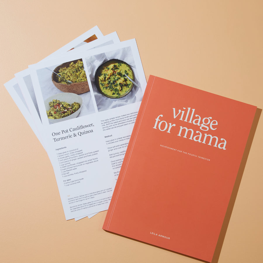 Village For Mama - Postpartum Recipe Nourishment Book