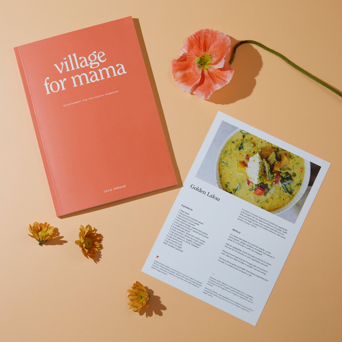 Village For Mama - Postpartum Recipe Nourishment Book