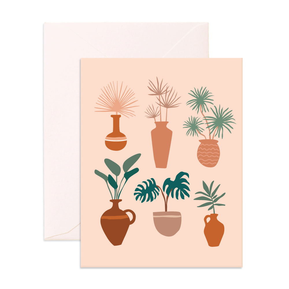 Muse Vases Greeting Card